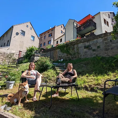 Hw2b - Urlaubsmagie - Wohlfühlwohnung Mit Balkon, Pool, Sauna&terrasse Apartamento Sebnitz