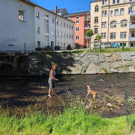 Urlaubsmagie - Himmelblau - Balkon, Gemeinschaftsgarten, Sauna Und Saisonaler Pool - Hw2b Apartment Sebnitz