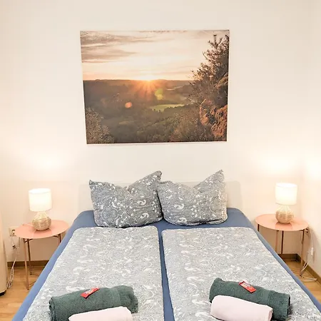 Апартаменты Urlaubsmagie - Himmelblau - Balkon, Gemeinschaftsgarten, Sauna Und Saisonaler Pool