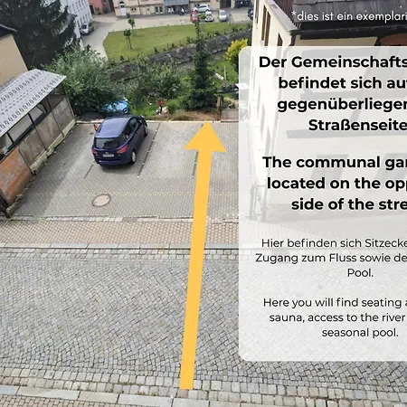 Hw2b - Urlaubsmagie - Wohlfühlwohnung Mit Balkon, Pool, Sauna&terrasse Apartment Sebnitz