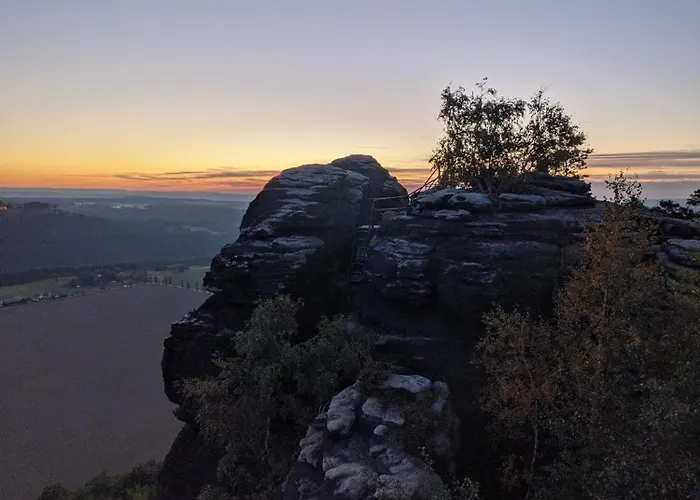 Hw2b - Urlaubsmagie - Wohlfuehlwohnung Mit Balkon, Pool, Sauna & Terrasse * Sebnitz