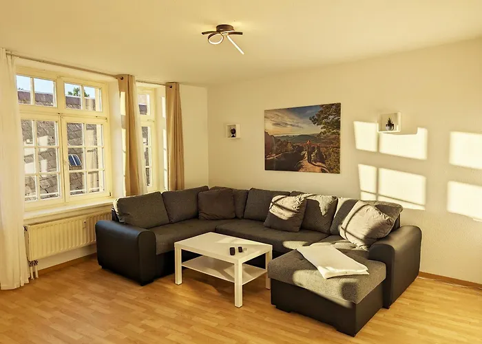 Hw2b - Urlaubsmagie - Wohlfuehlwohnung Mit Balkon, Pool, Sauna & Terrasse Sebnitz