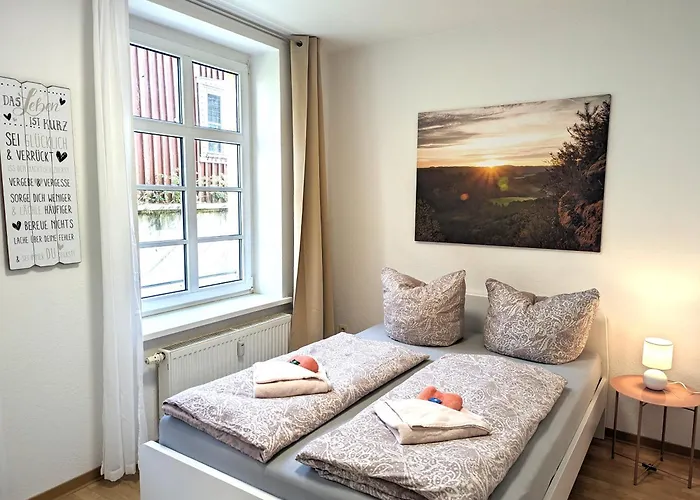 Hw2b - Urlaubsmagie - Wohlfuehlwohnung Mit Balkon, Pool, Sauna & Terrasse Sebnitz